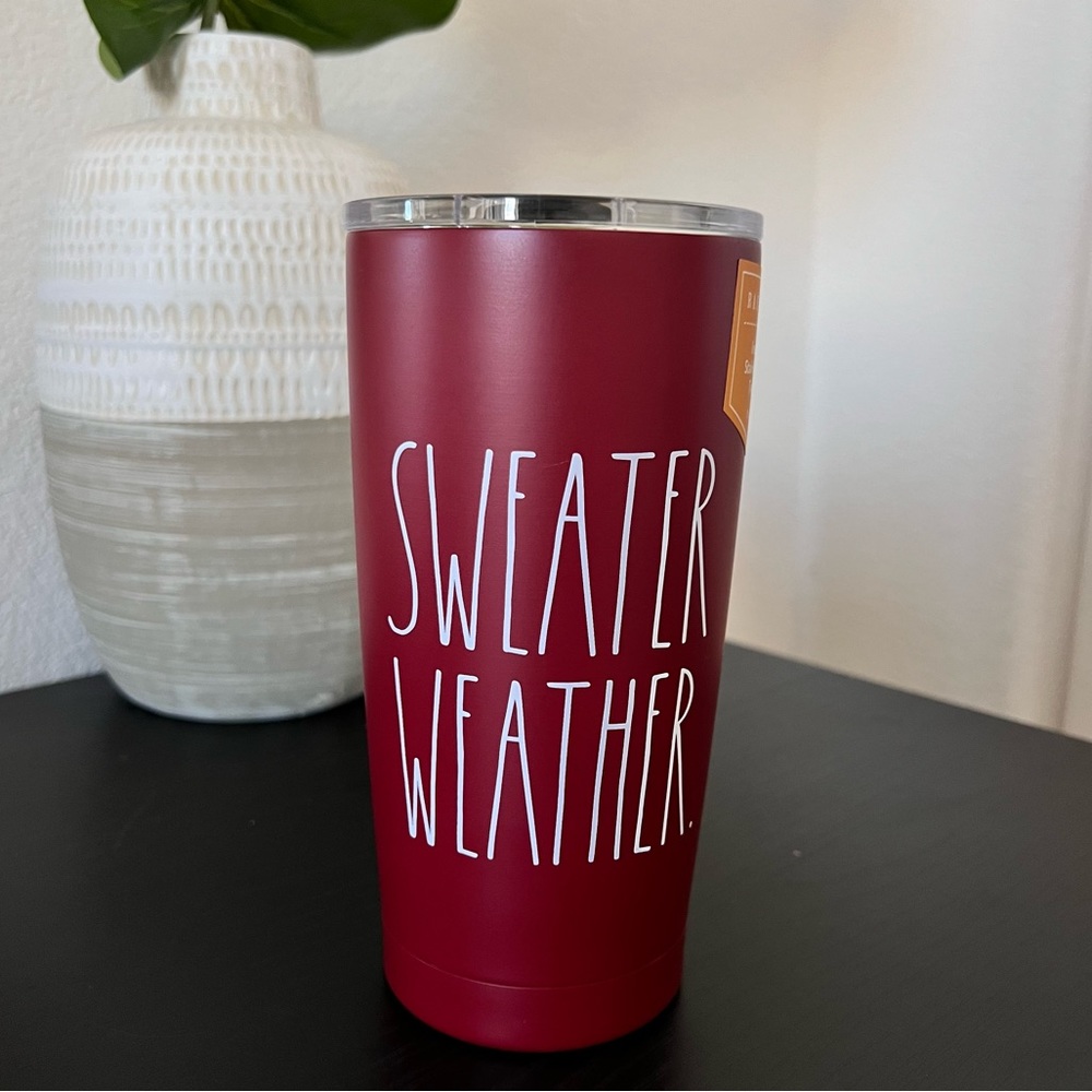 Rae Dunn Sweater Weather - Stainless Steel Tumbler